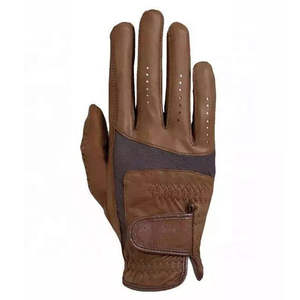 Guantes de Equitación para Hombre y Mujer para Todas las Estaciones con Agarre Antideslizante, de Cuero para Carreras Ecuestres - Product Image 2