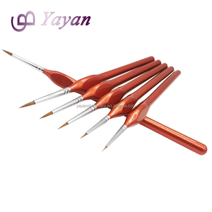 Set di <span class=keywords><strong>pennelli</strong></span> <span class=keywords><strong>per</strong></span> <span class=keywords><strong>pittura</strong></span> ad acquerello con manico in legno a triangolo rotondo Kolinsky Sable Hair, <span class=keywords><strong>per</strong></span> <span class=keywords><strong>pittura</strong></span> a olio acrilica ad acquerello - Product Image 4