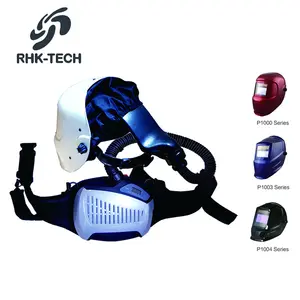 RHK Offre Spéciale Vrai Couleur Solaire à Adduction D'air Filtré Masque De Casque De Soudage Avec Système de Ventilation