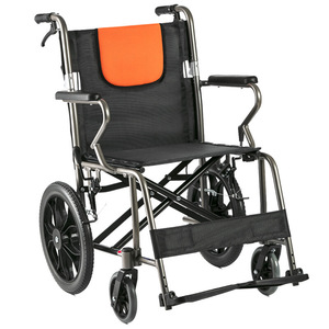 Fauteuil roulant pliable portable Yuwell H056C en alliage d'aluminium léger, manuel, pour personnes âgées - Product Image 4