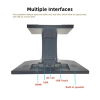 Écran tactile résistif PCAP 10 points, écran large FHD de 15 pouces (15,6 pouces) pour système de point de vente, certifié CE/FCC/ROHS