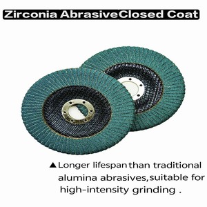 200pcs đường cong Radial loại nắp đĩa 5 "x 7/8", 40 60 80 120 Grit Zirconia, cho thép và thép không gỉ (inox) mài - Product Image 5