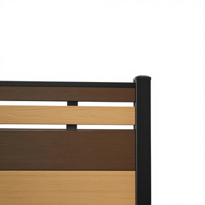 Clôture co-extrudée anti-corrosion en bois pour terrasse, jardin, cour extérieure, clôture en bois-plastique pour petite cour, mur de clôture et <span class=keywords><strong>piquet</strong></span> - Product Image 4
