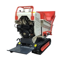 Schnelle Lieferung Mini Track Dumper 800kg 1000kg Mini Dump Truck Elektro Crawler Mini Dumper