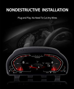 עבור bmw f10 f11 f18 f06 f12 f13 f01 f02 f03 f25 f15 f16 לוח המחוונים דיגיטלי 12.3 "<span class=keywords><strong>lcd</strong></span> לוח מהירות לוח מקשים דיגיטלי - Product Image 5