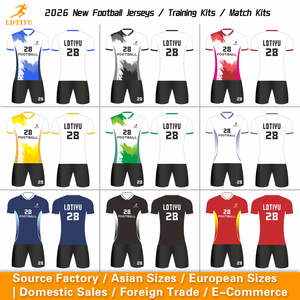 Nueva Camiseta de Fútbol Transpirable Personalizada de Verano, Camiseta de Fútbol del <span class=keywords><strong>Barcelona</strong></span> para el Día del Partido, Manga Corta, Unisex, para Adultos, Set de Regalo de Cumpleaños - Product Image 2