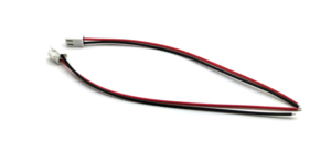 VH3.96-2P Electronic Wire <b>Harness</b>: 1H/VH3.96-2P + UL1007#20 Red, <b>Black</b> L=190mm - Product Image 2
