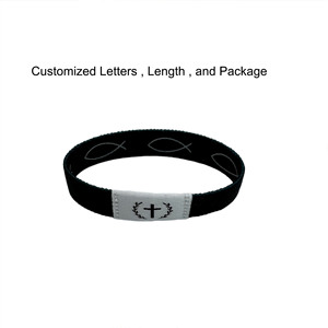 Answer Book high-frequency shooting elastic wristband Bible Verse Christian NFC <b>Smart</b> RFID woven <b>bracelets</b> - Product Image 5