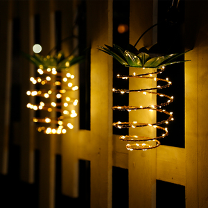 Luces LED Solares con Forma de Piña 3000K para Jardín, Lámpara de Jardín con Batería Recargable Solar para Navidad - Product Image 3
