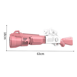 JXB <span class=keywords><strong>2022</strong></span> Pistolet à bulles pour enfants, design à dix trous, riche, savon amusant, activités aquatiques, matière plastique durable - Product Image 4