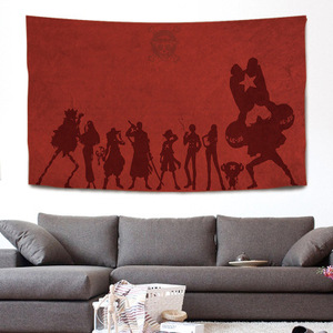 De Casa de impresión Digital japonés una pieza cartel genial <span class=keywords><strong>Luffy</strong></span> sombreros de paja Anime pared tapiz - Product Image 6
