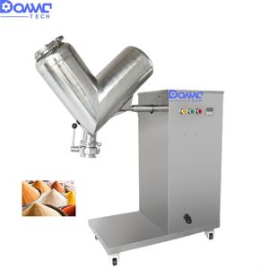 เครื่องผสมผงซักฟอกแบบ V ชนิดอุตสาหกรรม 220V เครื่องปั่นผสมอาหาร มอเตอร์สำหรับปรุงรส แป้งสาลี ผงเวย์ - Product Image 5