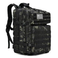 Sac à dos tactique de voyage Kane Outdoor 45L grande capacité, séparation sec/humide, isolation, antibactérien, charge solaire, antivol