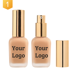 Vente en gros de fond de teint hydratant mat sans logo, marque privée, fabricants de maquillage liquide pour la beauté - Product Image 1