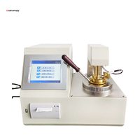 Equipo de Medición de Punto de Inflamación de Laboratorio Dualcanopy, Probador de Punto de Inflamación en Vaso Abierto Cleveland ASTM D92