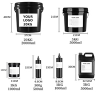 KUDAN 1000ml Gel à ongles fonctionnel Soak-off Base et Top Coat Mat Cristal Sans Résidu Vernis Gel UV OEM ODM Vente en Gros ISO22716 CPNP