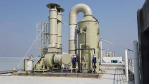 Neue pp Industrielle Rauchgas reinigungs turm Abgas behandlung Nass wäscher Stauben tfernung Gasen tsorgungs maschinen - Product Image 6
