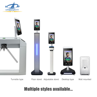 Escáner de Huellas Dactilares HFSecurity RA08, Sensor de Palma de la Mano, Escaneo de Tarjetas QR, Terminal Android con Visión Nocturna y Reinicio para Control de Asistencia