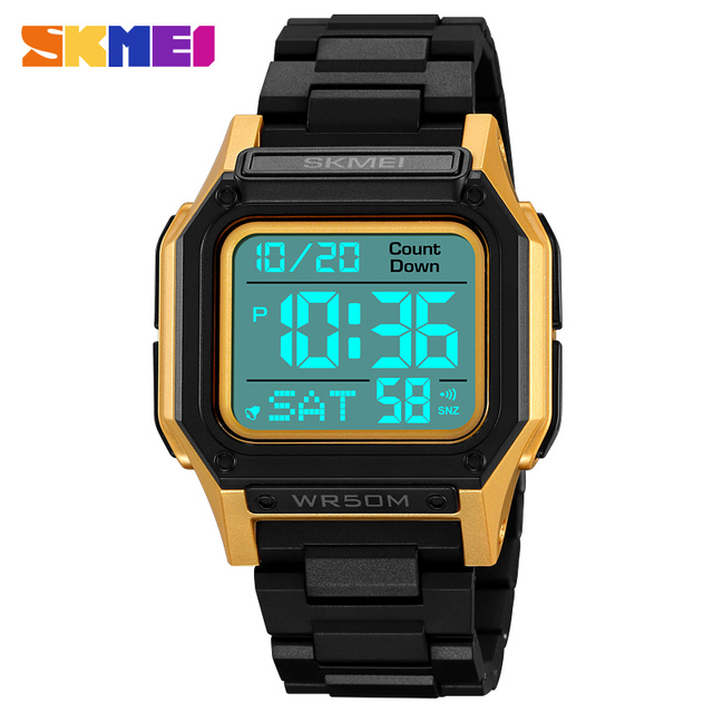 Skmei 2264 Top 10 Brands OEM Boys Digital Watch 2024 PU Strap Waterproofing Multifunction Advertising Sports Reloj Watch