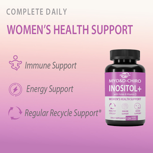 Suplemento OEM/ODM de Mioinositol y D-Chiroinositol para Mujeres con Folato y Vitamina D, Apoya la Salud Corporal y el Sistema Inmunitario - Product Image 3