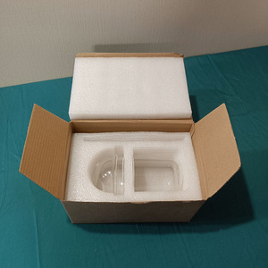 Manico creativo riutilizzabile meno tazza in vetro resistente al calore con coperchio in vetro e cannuccia - Product Image 6