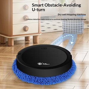 Robot Vacuum Cleaner Smart <b>Mopping</b> Machine Fully Automatic <b>Dry</b> Wet Dual-Use Scrubbing USB Powered Low Noise Hotel Household USB- - Product Image 1