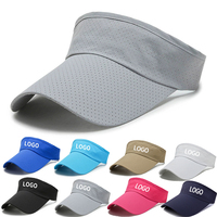 Casquettes de sport de mode, visière de soleil, séchage rapide, visière de sport, casquette en maille absorbant la transpiration pour le golf, la course à pied