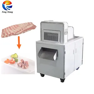 Tự Động Đông Lạnh Thực Phẩm Gà Thịt Bò Sordfish Marlin Cá Thịt Xương Cube Cắt Thái Dicing Máy