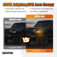 Vente en gros Canbus voiture pare-chocs avant LED feux de position latéraux pour Jeep JL Wrangler/Gladiator JT