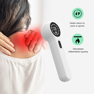 Dispositivo de Terapia Láser Frío de Doble Longitud de Onda (4 Piezas de 808nm + 12 Piezas de 650nm) para Recuperación de Heridas y Alivio del Dolor - Product Image 4