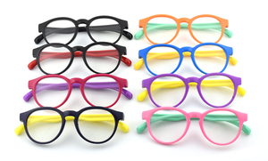 MOUCHE De Haute Qualité UV Protection TR90 Cadre Flexible Anti-Rayonnement <span class=keywords><strong>Filtre</strong></span> De Lumière Bleue Lunettes Pour Enfants - Product Image 2