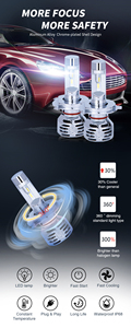 GPNE R1T 28W coche Led faro H11 9005 9006 faro 4300K ámbar verde Led luces de conducción antiniebla para coches - Product Image 6