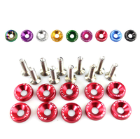 Anodized Color Countersunk Aluminum Washer Custom Size Stainless Steel Brass Flat Washer for Fastening