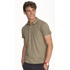 Camiseta polo de algodón PRESCOT, merchandising personalizado - Product Image 1
