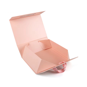 Caja de Regalo Plegable Rectangular con Tapa Magnética Abatible, Caja de Almacenamiento con Asa, Logotipo Personalizable, Rosa, Morado, Negro, Blanco, 2 Capas - Product Image 4