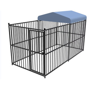 BSCI-perrera con techo para mascotas, jaula para animales para caminar, para perros, 70,9 'x 118' x 70,9 ', venta al por mayor - Product Image 1