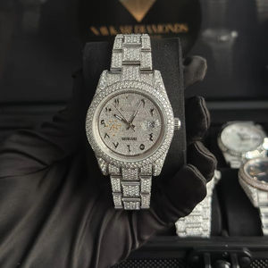 Montres de luxe pour hommes, mouvement automatique, style Hip Hop, serties de diamants et de moissanite VVS1 - Product Image 1