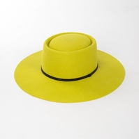 Chapeau Fedora polyvalent et simple avec décoration de ceinture, chapeau haut de forme, nouveau style 2025, large bord rétro, chapeau en feutre 100% laine