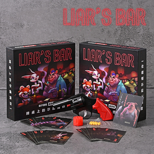 Liars Bar สร้างขึ้นมาอย่างเชี่ยวชาญ20-Card กลยุทธ์ทางสังคมสำหรับปาร์ตี้วันหยุดครอบครัวรวมตัวกิจกรรมพิเศษอื่นๆ - Product Image 4