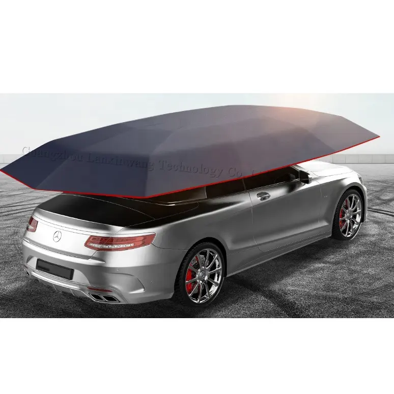 Ombrelle de voiture pliable automatique, protection anti-uv, couverture pare-soleil, avec télécommande, pour le toit de la voiture