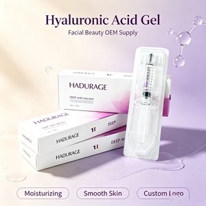 HADURAGE Fine Derm Deep 1ml, Relleno Dérmico Inyectable, Gel de Ácido Hialurónico para <span class=keywords><strong>Labios</strong></span>, Ojos, Nariz, Manos, Cuerpo y Rostro - <span class=keywords><strong>Precio</strong></span> de Fábrica, Gran Venta - Product Image 1
