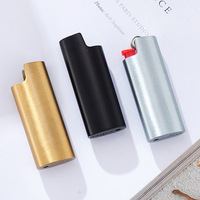 Étui de briquet en alliage de zinc avec logo personnalisé pour J5, coque rechargeable de haute qualité, vente en gros directe d'usine