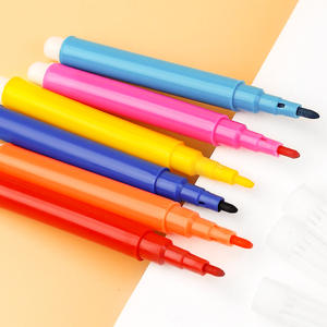 Werbe Mini Kunststoff bunte Aquarell Stift 12 Farben Marker Stift für Kinder Graffiti Malerei - Product Image 4