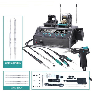 Estación <span class=keywords><strong>de</strong></span> Soldadura Eléctrica Digital Multifunción para Reparación, Máquina <span class=keywords><strong>de</strong></span> Soldadura <span class=keywords><strong>de</strong></span> Calentamiento Rápido - Product Image 3