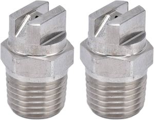 1/8 "1/4" Edelstahl-Flachlüfter-<span class=keywords><strong>V</strong></span>-Strahl düse mit 15-110-Grad-Sprühwinkel - Product Image 2