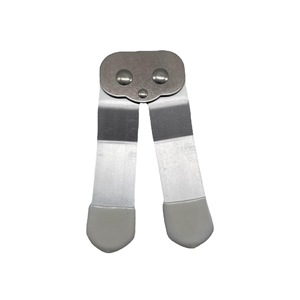 Attelle de genou Yuan Ding avec charnière en alliage d'aluminium, support réglable avec embout en caoutchouc, accessoires d'orthèse 3.0*25*200mm à 300mm - Product Image 5