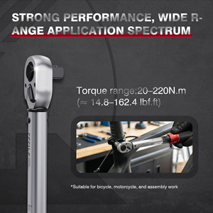 Llave Dinamométrica de 1/2 Pulgada, 20-220N.M, Llave de Trinquete Manual Profesional para Automóvil, Llave Dinamométrica Ajustable en Venta - Product Image 1