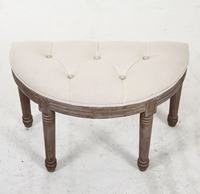 Tabouret d'appoint ottoman moderne d'inspiration antique, banc de salon, mobilier pour appartement et salon