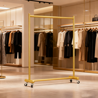 Présentoir de magasin de vêtements MR01 facile à installer Présentoir de vêtements pour femmes Présentoir de vêtements Supports amovibles en acier durable