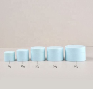 Hotsale 0.5oz 1oz 2oz 3oz 4oz 5oz 6oz 8oz Black White Pink Blue PET <b>Plastic</b> Cosmetic Packaging Cream <b>Jar</b> - Product Image 1